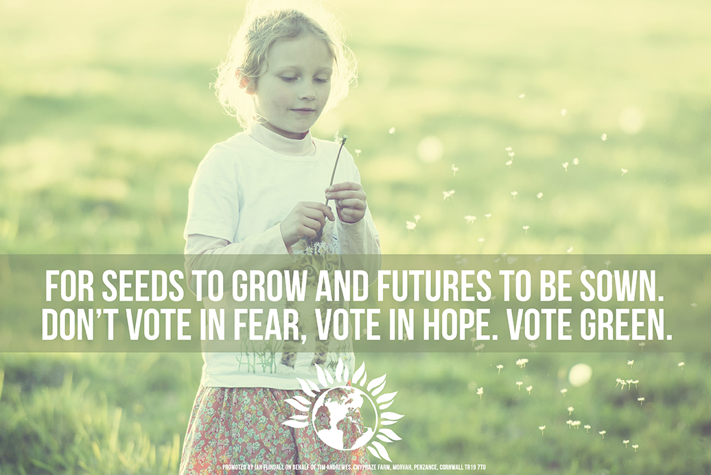 StIves_Greens's tweet photo. Vote for everything that matters and #vote from the heart. Let's make history. #VoteGreen2015 http://t.co/tN39YZjbfA