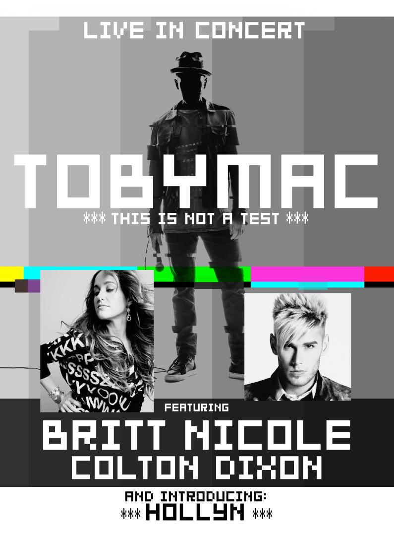 tobymac's tweet photo. Ya'll rock! Thanks so much for the retweets! Here is the poster :) #thisisnotatest #tobymactour http://t.co/z3jbJ0EYAy