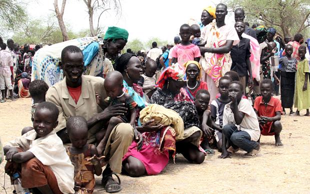 Telegraph's tweet photo. Record breaking numbers of people displaced because of war and violence http://t.co/ycyWPOHXSK http://t.co/FqTQDtvL5n