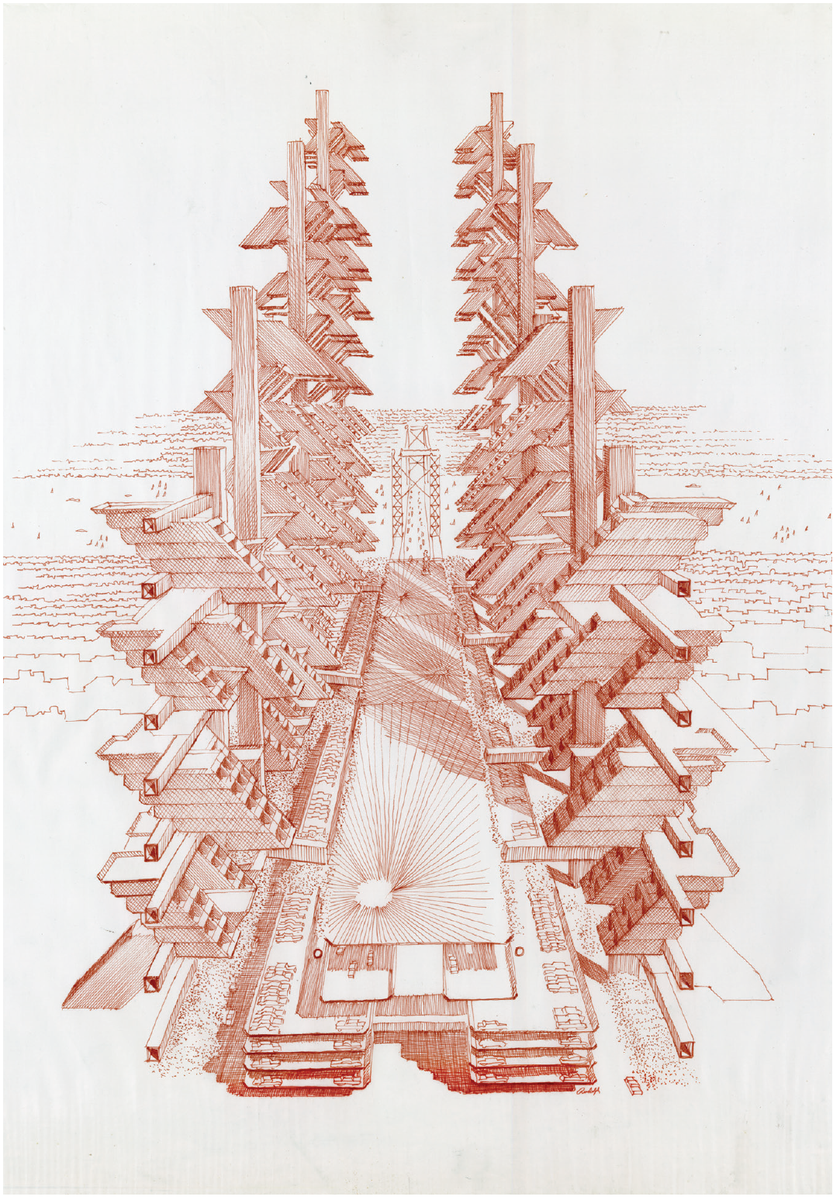 drawingcenter's tweet photo. #DrawingPapers 94 features #PaulRudolph’s "Perspective rendering..." (1970). http://t.co/KxWzGBttQA http://t.co/NpZTAAhP6Z