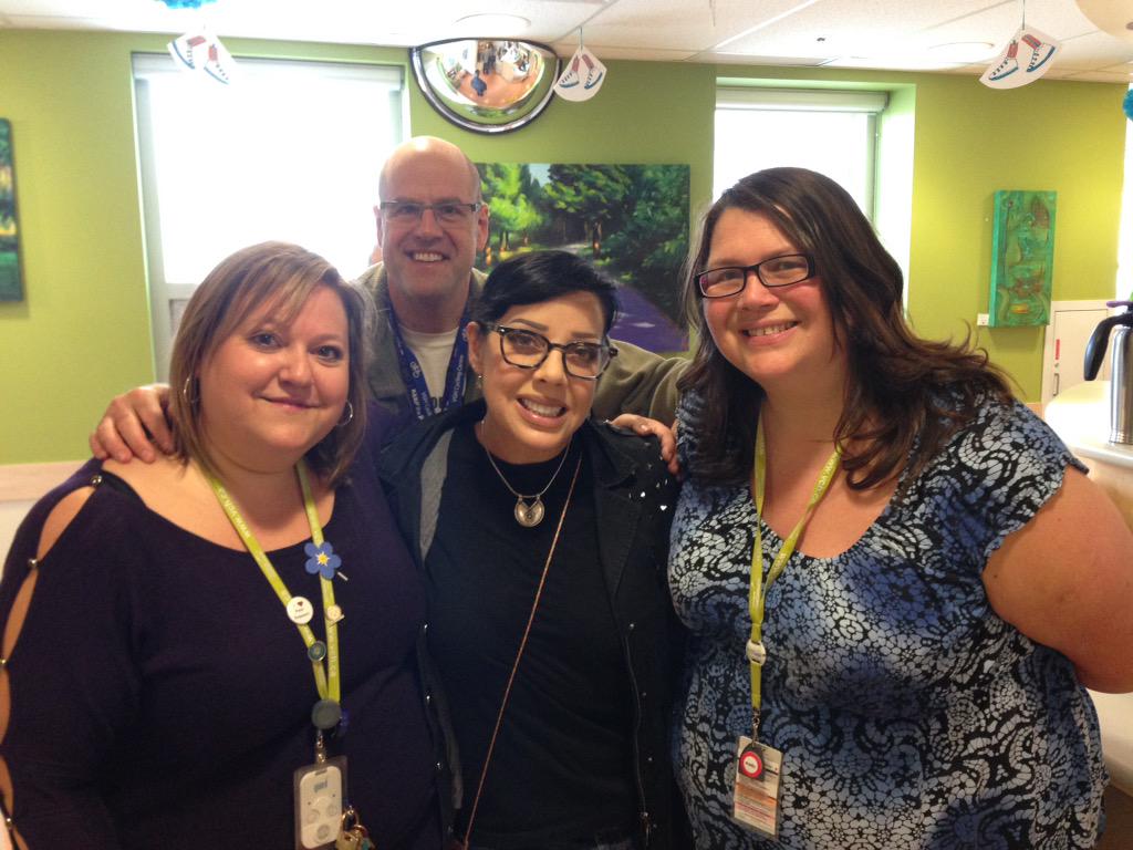 stigmaslayers's tweet photo. What a great pleasure meeting @bifnaked who will be supporting our walk-a-mile tomorrow #stigmaslayers http://t.co/4vI9dGsBKi