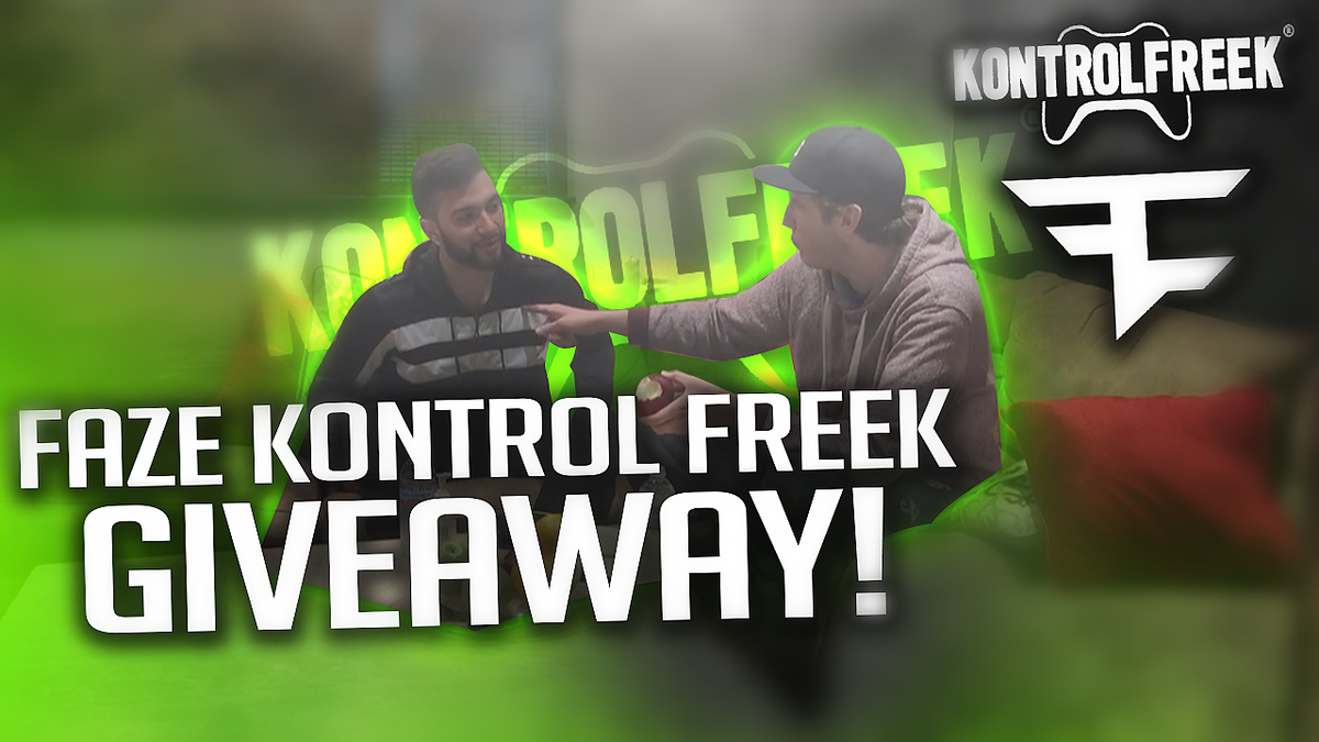 FaZeClan's tweet image. Who's ready for our HUGE @KontrolFreek GIVEAWAY to go up on FaZe within the hour?