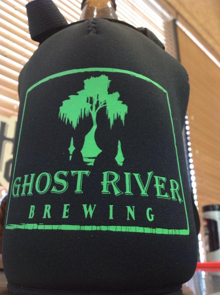 poplarwines's tweet photo. Class is beginning with @GoCraftBeer. 1st fill up that mentions this tweet gets the @GhostRiverBrew growler coozie http://t.co/p3rnyRO3VI
