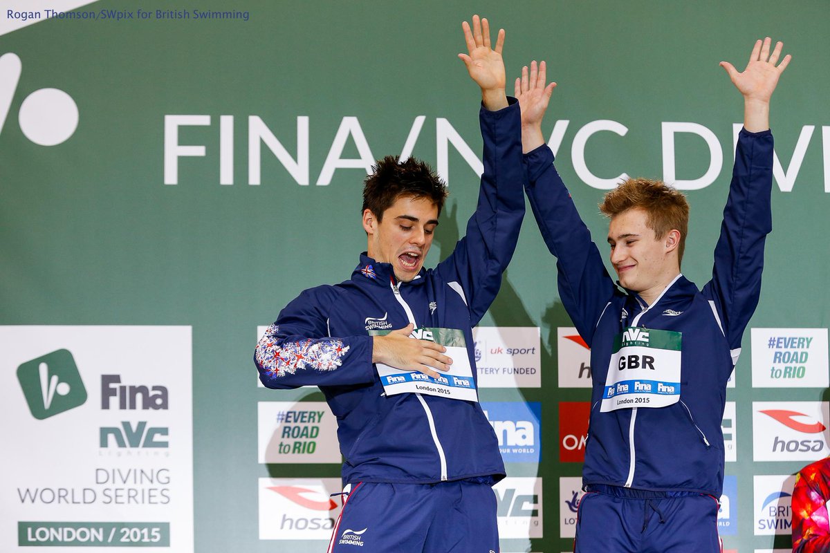 roganthomson's tweet photo. Medal spree at the weekend for the Brits.... @JackLaugher and @ChrisMears93 with a Silver together #diving #fdwsLDN http://t.co/gb3ROhZyI2