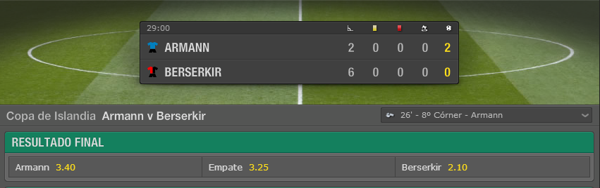 Partido con cuota interesante aunque Sospechosa