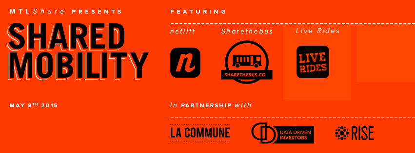 alyssamcdonald's tweet photo. Excited 4 @MTLShare's event on #SharedMobility, Friday at @LaCommuneMTL! #sharingeconomy #mtl http://t.co/0QO02rsTHJ http://t.co/Dscp0vaWak