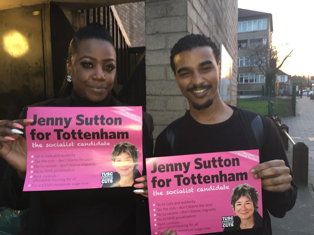jenny4tottenham's tweet photo. Turning #Tottenham pink against social and ethnic cleansing, for council housing &amp; rent caps #tusc2015 http://t.co/7zP1VuBNPM