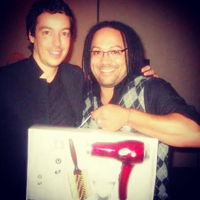 Pynkbookamy's tweet photo. #OrlandoPita &amp; #RichieRoman #endorsing #T3. 
#product #productplacement #hairstylist #celebritystylist #celebrityst… http://t.co/ywBCMypGtU