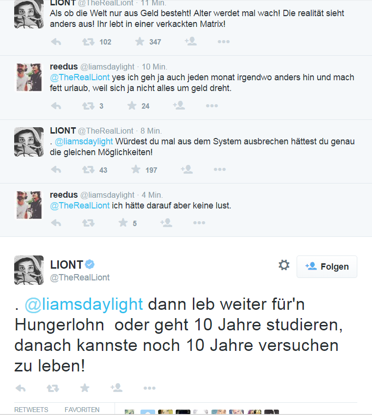 dasLovry's tweet photo. ich wette mit euch, dass der die Tweets bald eh wieder löscht.
Nichts da, das bleibt jetzt im Internet. http://t.co/kHBGQXlX5S