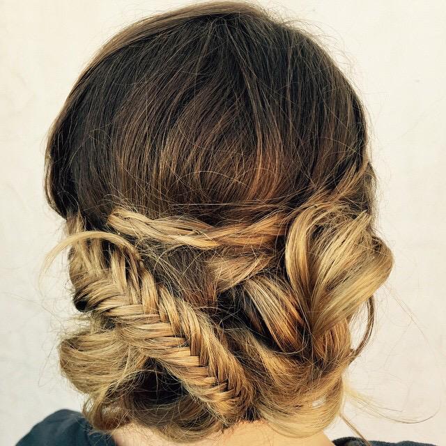teasesalonlv's tweet photo. #fishtail #braid #updo You know you want it Call to schedule with @kim8o_slice #bestsaloninvegas #teaseboutiquesalon http://t.co/iUgW9qaZ4J