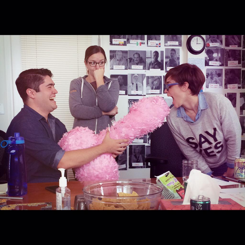 Rock hard at work. #SayYes @aregnery @MistyRoseyPosey @lomorelli Photo Cred: <a href="/JimDangerGray/">Jim Danger</a>