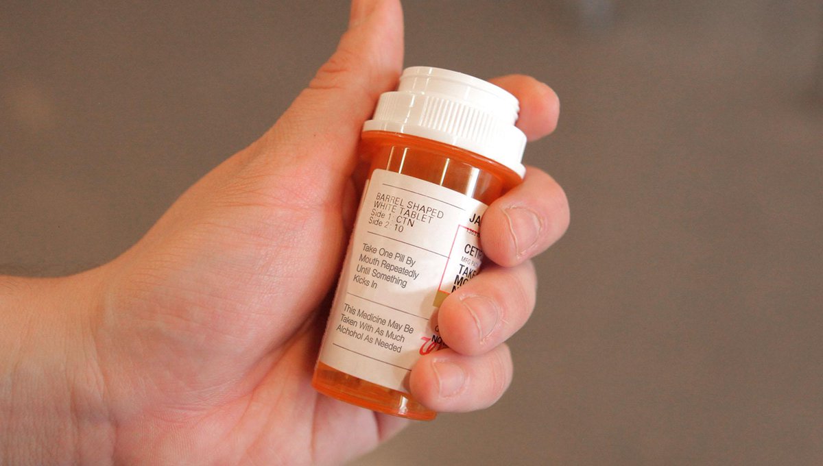 Prescription Label Recommends Just Taking More And More Until Something Kicks In theonion.com/r/50351tsd