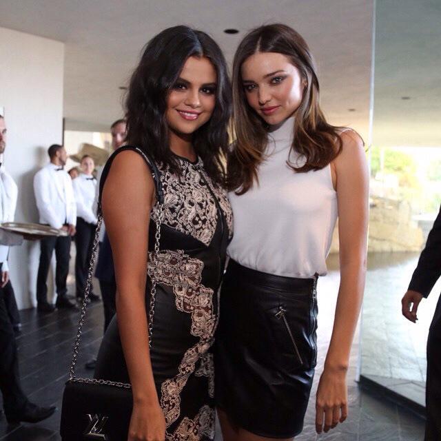 Selena Gomez Rocked Leather and Lace at the Louis Vuitton Cruise Show