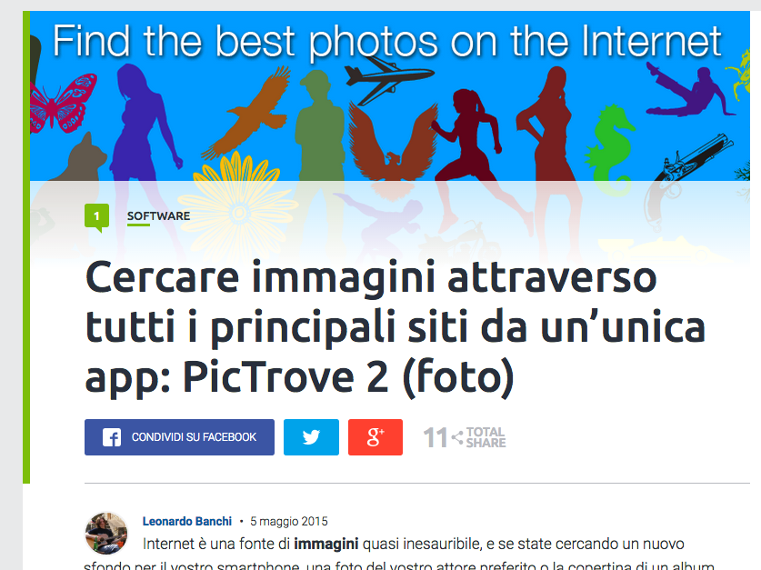 traversient's tweet image. .@ytsejam06 Thanks for the article about #picTrove at androidworld.it/2015/05/05/cer… We love our new Italian users! :)