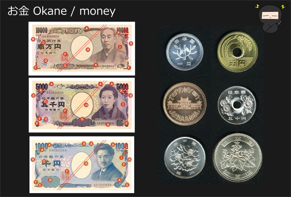 hiragananinja's tweet photo. https://t.co/DUFENpk3gK
お金 okane 

Japanese bills and coins

#japanese #nihongo