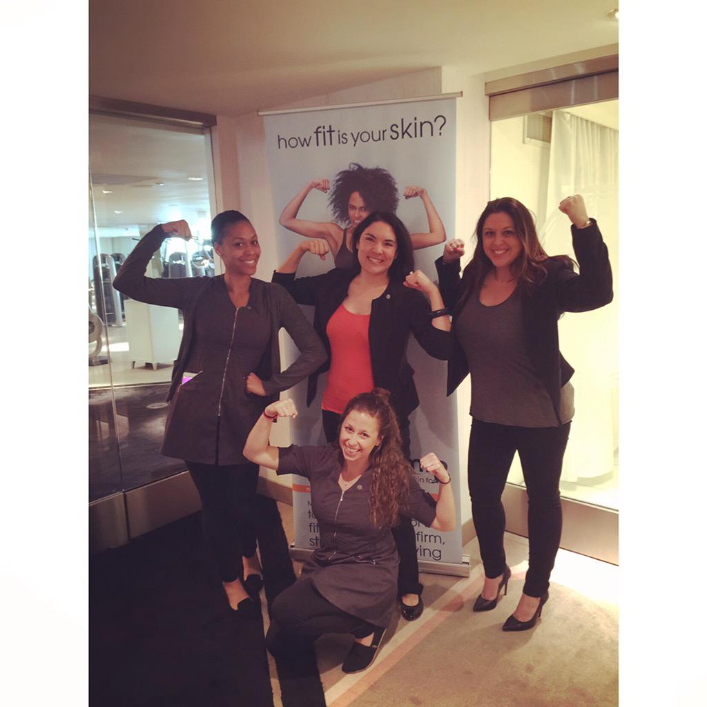 CielSpa's tweet image. #miomuscleshot with the #cielspa girls! @MioSkincare event @CielSpa!!