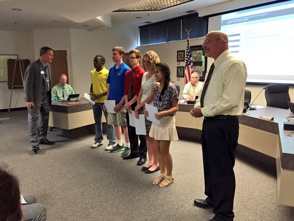 JulieStraight's tweet photo. Winners of Purdue engineering competition for IN High Schools are Proud Red Devils #Purdue #SmartWinners @GCCSchools http://t.co/ZMG1vvjf4r