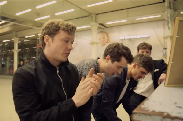 Mr <a href="/BrunoMars/">Bruno Mars</a> needed <a href="/MarkRonson/">Mark Ronson</a> and a band. We took 1 piano <a href="/StPancrasInt/">St. Pancras International</a> and got it nailed. youtu.be/_yQEjSxuDdw