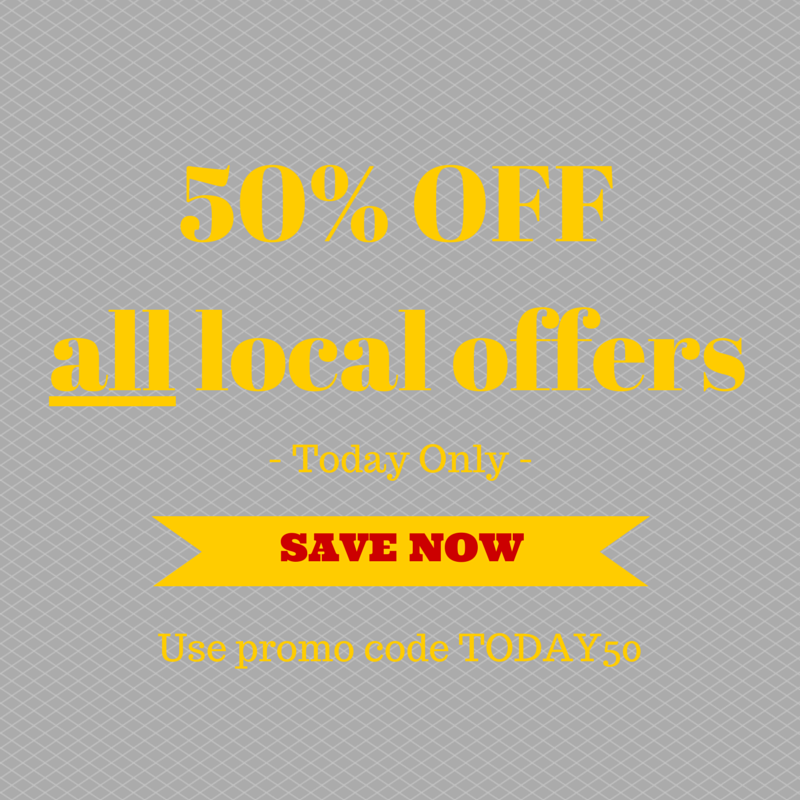 CS_CedarValley's tweet photo. #LastChance for our #sale! 
#Save 50% on all local offers! http://t.co/DukCc1tZmO 
#dealsondeals http://t.co/K7HGNvMEne