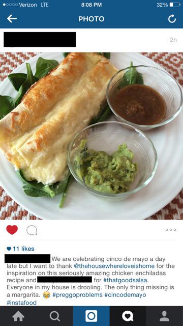 thatgoodsalsa's tweet photo. We LOVE getting your pictures! This meal looks amazing http://t.co/L1wWv0kUyG