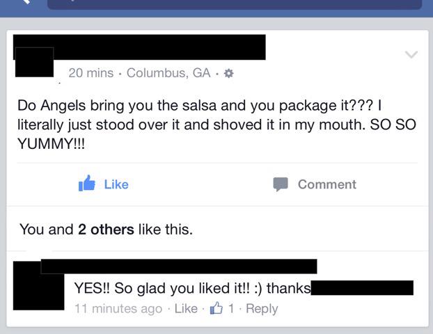 thatgoodsalsa's tweet photo. Best customer review of the day! #thatgood #salsa http://t.co/tbsQrlLSUN