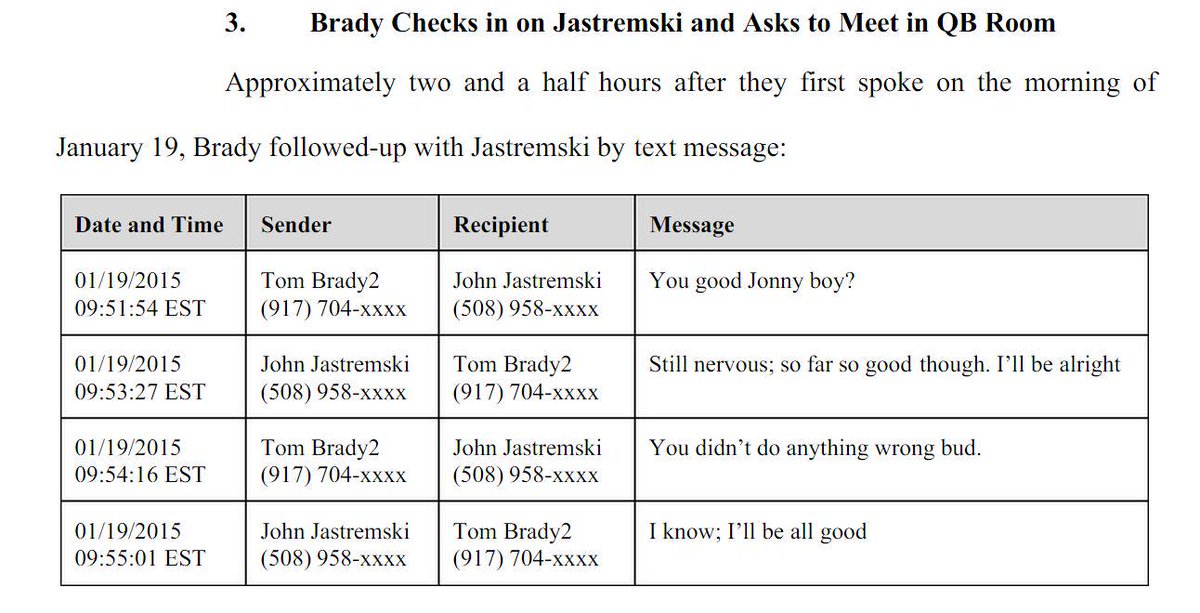 JPuga1966's tweet image. #textgate RT @AP_NFL: After #deflategate breaks, Tom Brady and equipment manager compare notes apne.ws/1IhBq5F