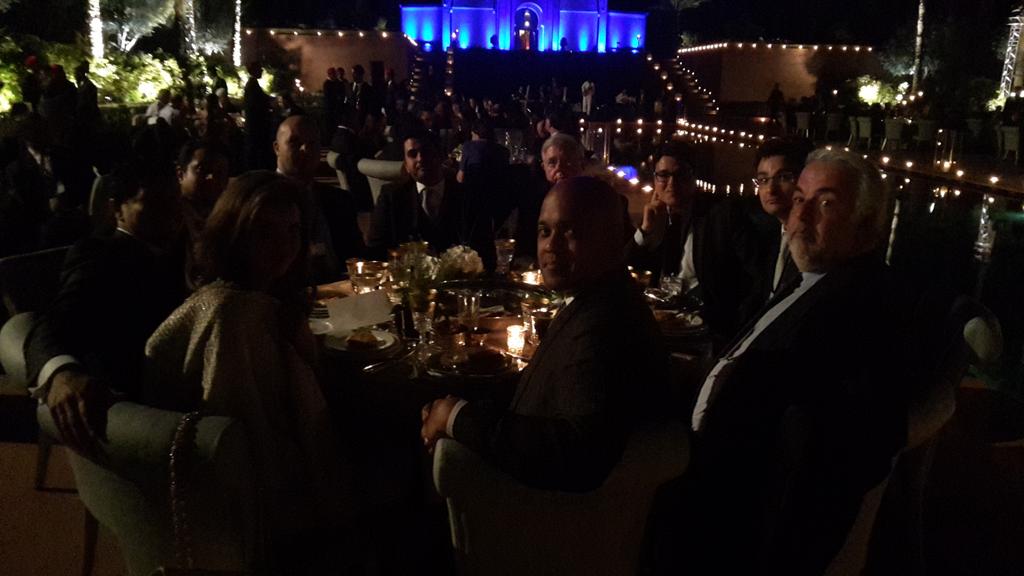 YasmineShihata's tweet photo. Dinner at @ClintonGlobal #cgi special event hosted by #US #President @billclinton #magical #marrakesh #morocco http://t.co/f2bvrafCxU