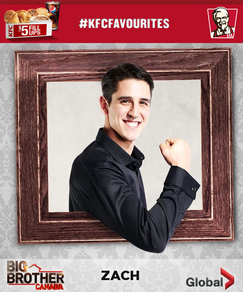 kfc_canada's tweet photo. RT if #BBCANZACH’s got game—#Win* a seat at the finale http://t.co/ayN3b6alE8. #KFCFavourites http://t.co/aSRnWNHOHB