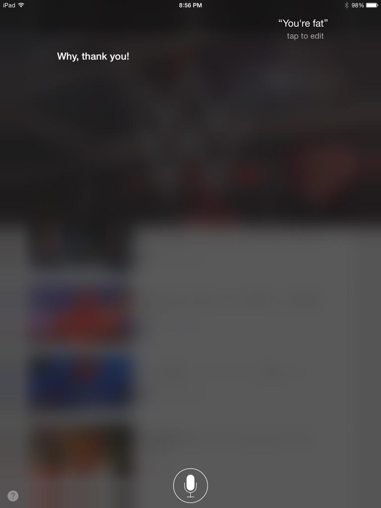 jayrules23's tweet image. Look what Siri said