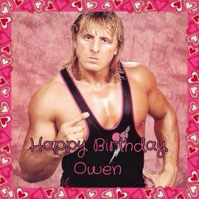 Happy Birthday to the late great Owen Hart!    