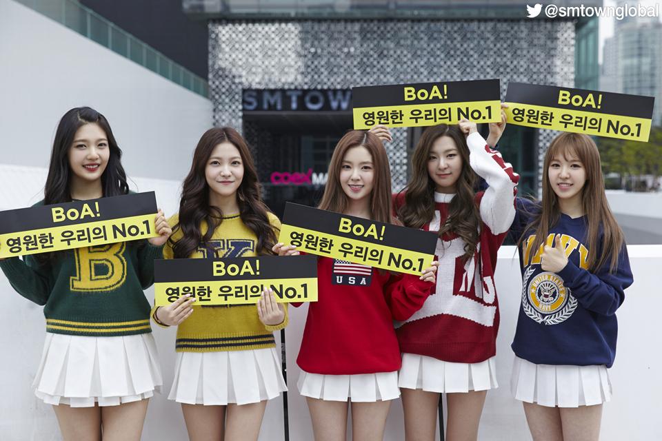 SMTOWNGLOBAL's tweet photo. Forever our No.1! SMTOWN Family supports #BoA(@BoAkwon)’s Comeback! More photos: http://t.co/TnmgiPe9wU http://t.co/LIFxUHgb2G