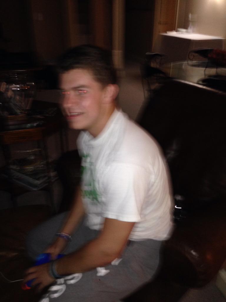 WHSSRassassins's tweet photo. Movie night went wrong when Joe shot Drew tonight http://t.co/87HHKJ9XSq