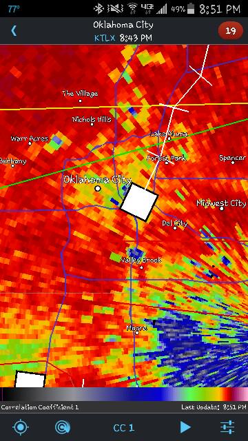stretch_schreck's tweet photo. Damn that's a hell of a debris ball north of Valleybrook Oklahoma :( http://t.co/t6bkYW7TTX