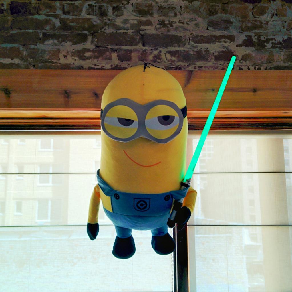 marek_'s tweet image. Our @GoDaddy office minion getting in the spirit of #SmallBizForce week
