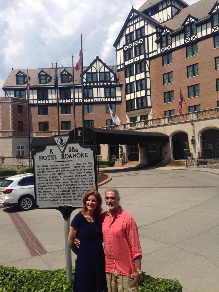 The Hotel Roanoke is where Angie and I spent our honeymoon 30 years ago today. Happy Anniversary, my love!  #blessed