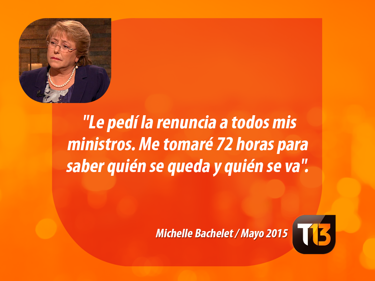 T13's tweet photo. La frase que marca la jornada: Revisa la ENTREVISTA COMPLETA en T13.cl » http://t.co/K5cOjxP6GC #QueLePasaAChile http://t.co/8eiEmvJQPZ