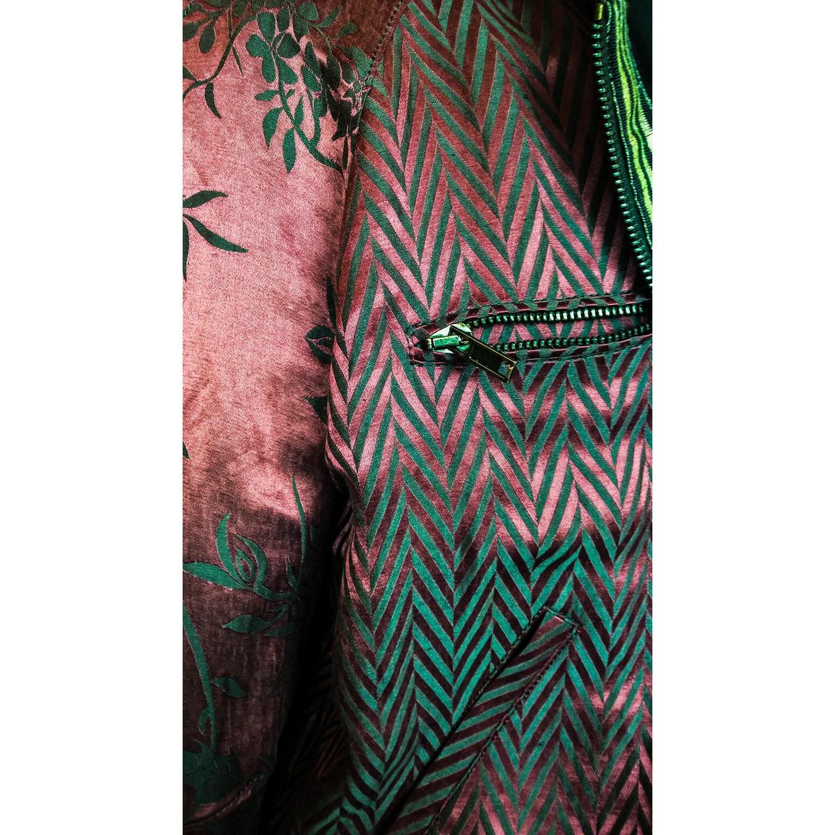 The detail shown here in the floral-jacquard linen and silk-blend bomber jacket is what #HaiderAckermann does best.