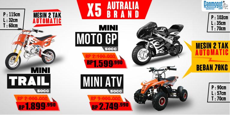 Danmogot_com's tweet image. PROMO TERBAIK !!!!!!
Mesin 2 Tak Automatic  X5 Australian Brand
#minitrail #minimotogp #miniatv #danmogot