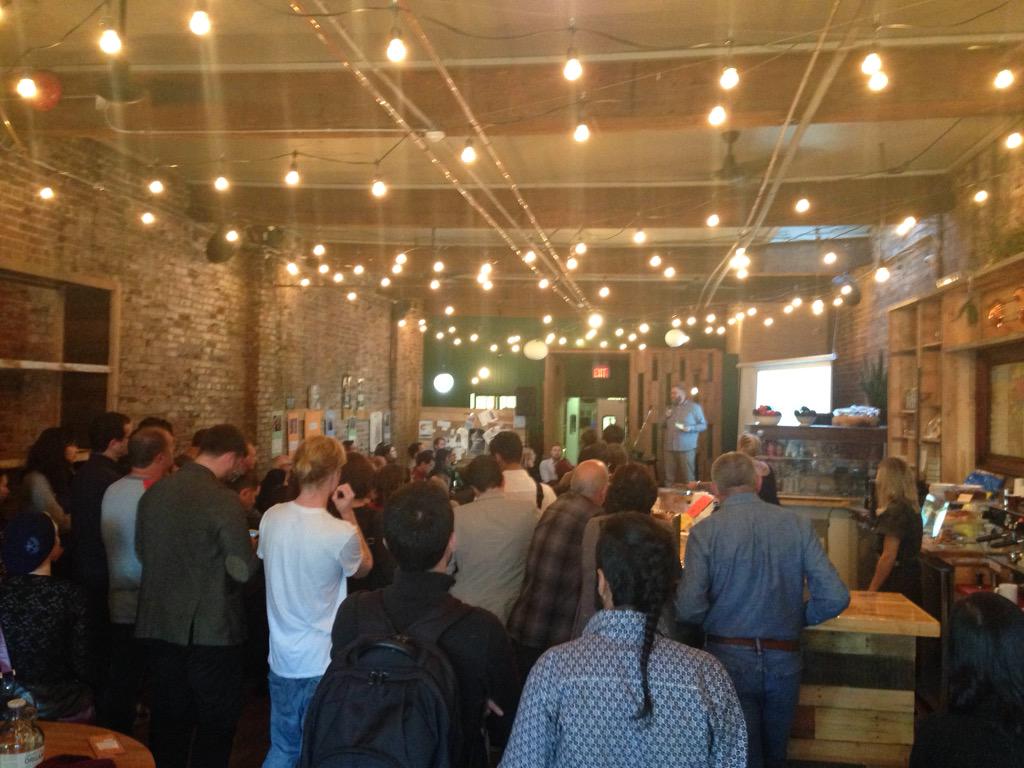Standing room only at the @Groundswellyvr project showcase gala! #Groundswell2015
