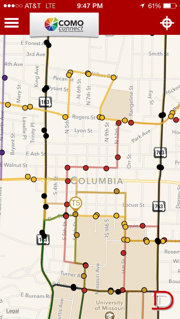 BarbaraBuffaloe's tweet photo. Planning my commute for #TryTransitDay of #BWWW tomorrow. Free rides all day on @COMOConnect #WhereAreYouGoing http://t.co/bqLW0hvJlM