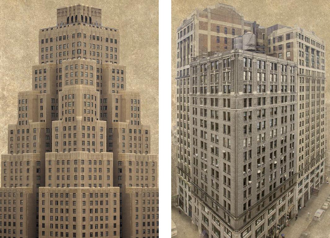 Slate's tweet photo. New York City is surrounded by timeless architecture, but you’ve never seen it like this: http://t.co/v8pFQAVz8k http://t.co/PKP68G1aby