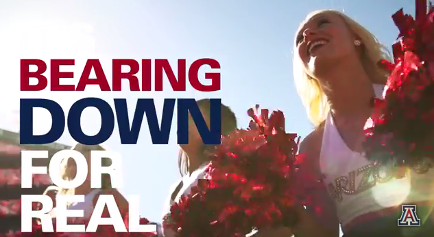 zach_barnett's tweet photo. Video: Arizona bears down for real. I don't think recruits will hate this one http://t.co/D9T0QmAb2n http://t.co/psMT665WgN