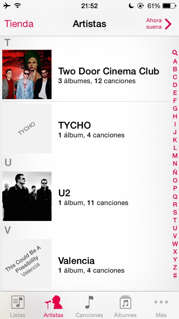 LFColectivo's tweet photo. Y entonces a #iTunes  le valió un carajo y nos descargo el álbum de U2 al ifon' http://t.co/Wn6YgfcO6q