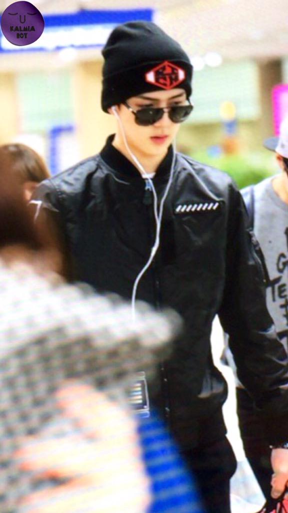 KALMIA_BOY's tweet photo. 150507 ICN #SEHUN #세훈 한국도착!!! http://t.co/J83xG7qfTP