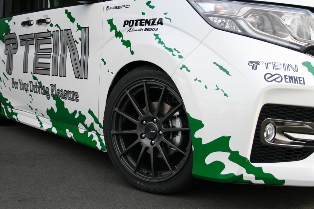 新型ステップワゴンスパーダ(RP3)用 FLEX A 鋭意開発中！ 車高ダウン量