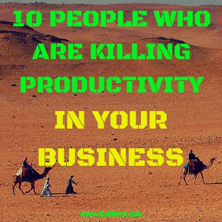 QuitWork's tweet image. 10 People Who Are Killing Productivity In Your ... - bit.ly/1EZMTUQ #Expectations #Management #Tips