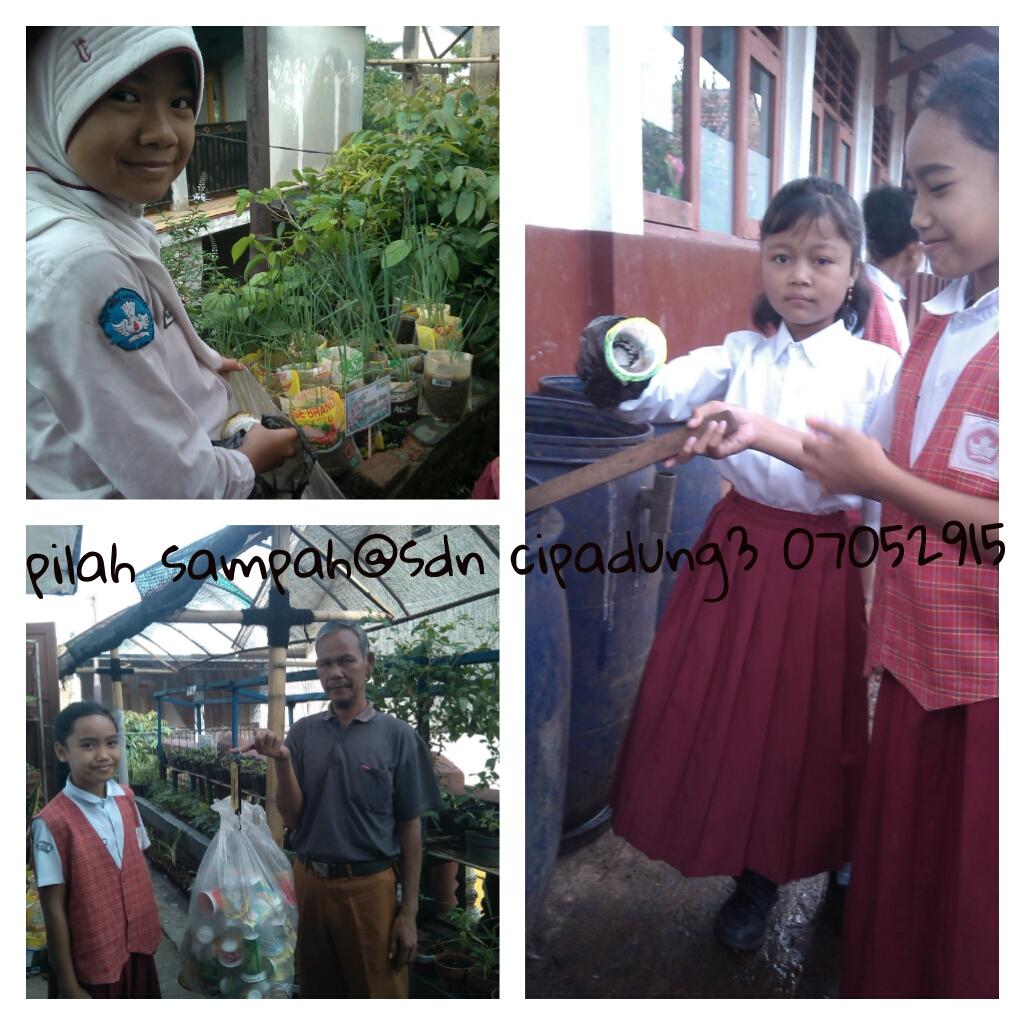 <a href="/SDNCipadung03/">SD Negeri Cipadung 3</a> <a href="/GPSbdg/">#GerakanPungutSampah</a> @BDGcleanaction <a href="/bbsjuara/">Bsm.Berantas_Sampah</a> <a href="/recyclebank_ID/">#recyclebankID</a> <a href="/disdik_bandung/">Disdik Kota Bandung</a> @bplh_kotabdg <a href="/cipadungberani/">Kelurahan Cipadung</a>
