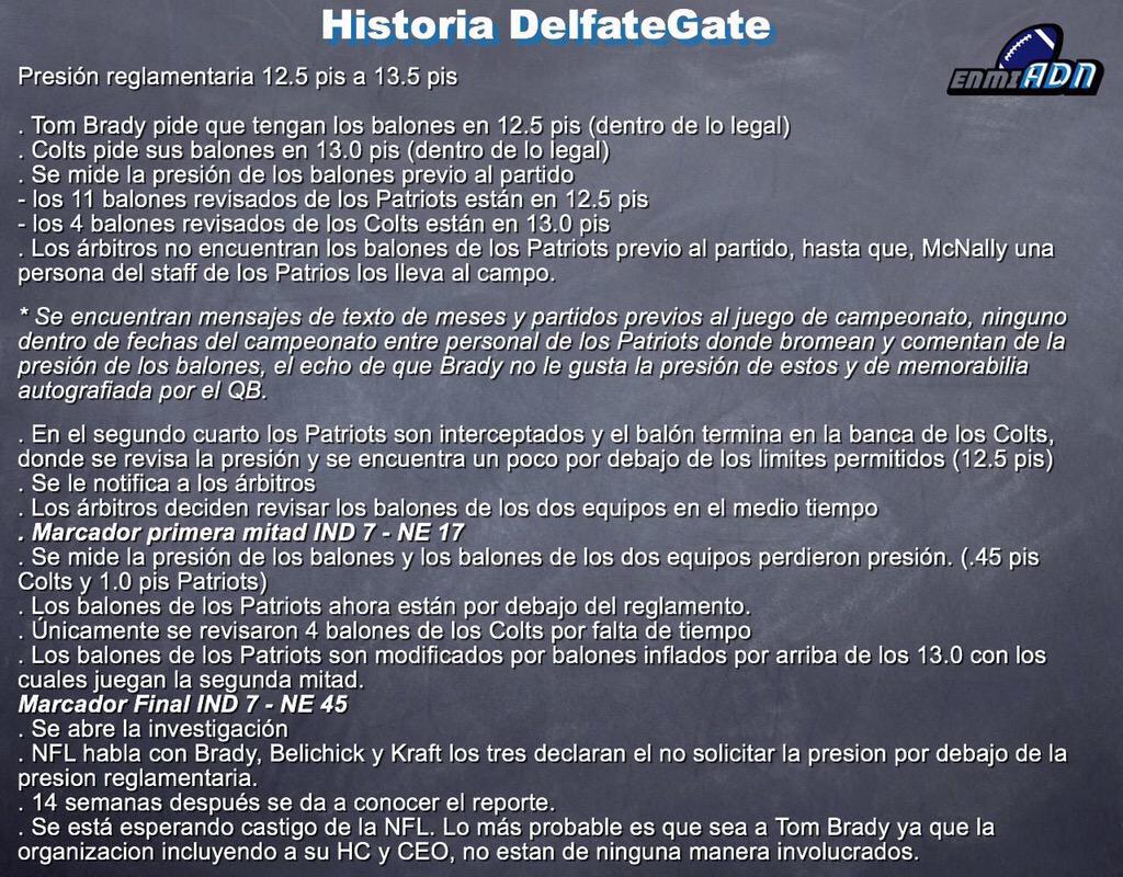 Colts_GirlsMx's tweet photo. Para todos lo que no saben la historia completa aquí el resumen que @NFLenmiADN hizo sobre #DeflateGate #ColtsGirls http://t.co/aKOZODDozl