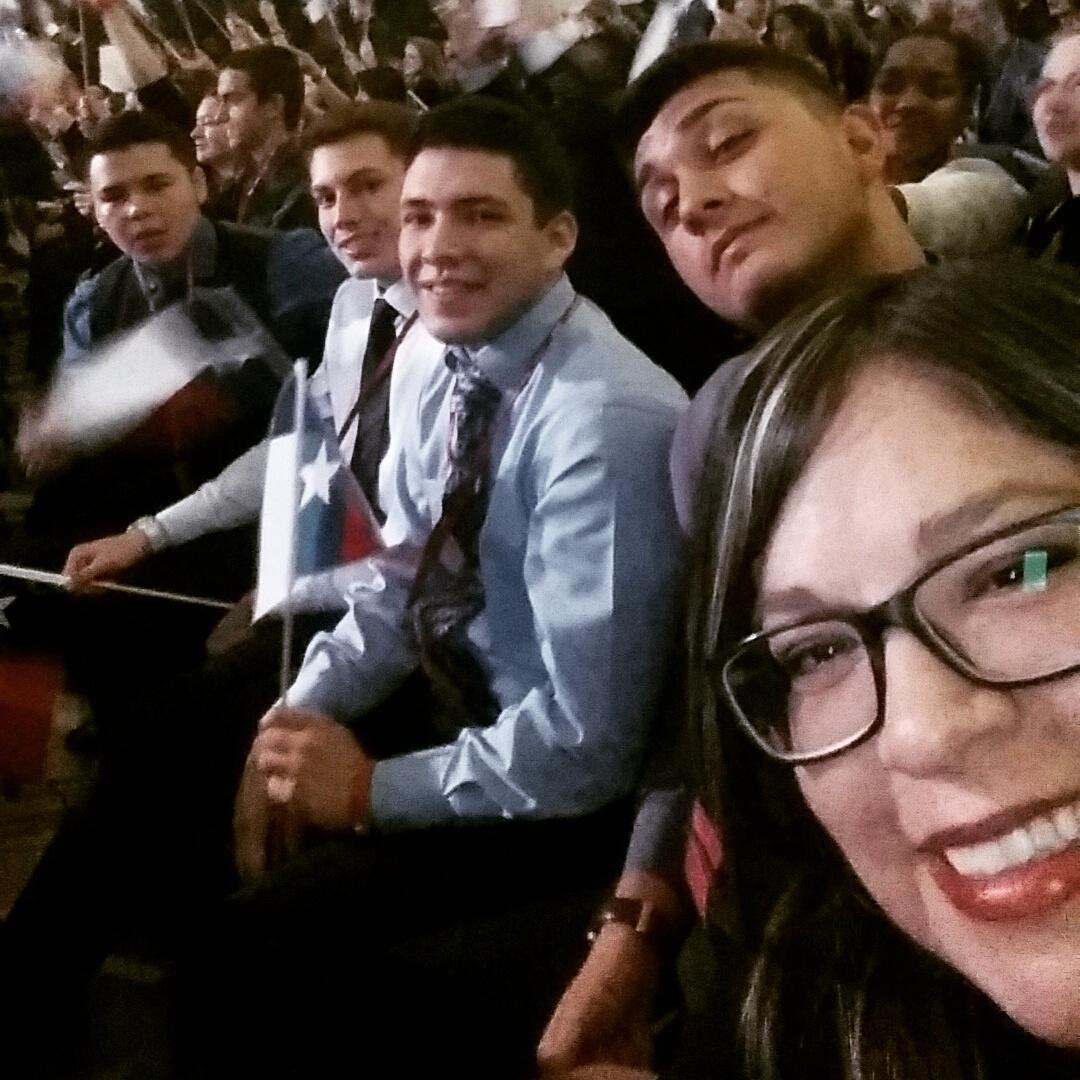 PleasantonBPA's tweet photo. Representing Texas at the Opening Session #BPANLC http://t.co/hP0vZCGl6C