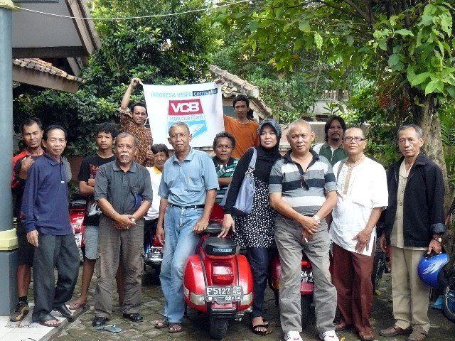Yg bris dpan n kdua para pendiri VESPA CLUB BOGOR